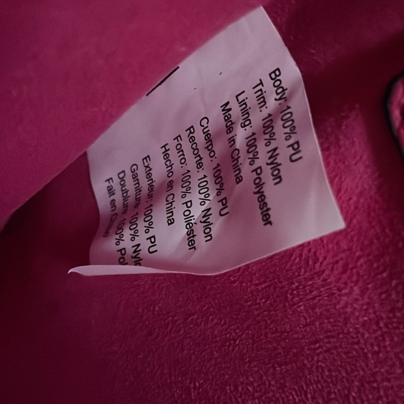 Steve Madden Pink Faux Leather Women's Crossbody Purse - Picture 16 of 17